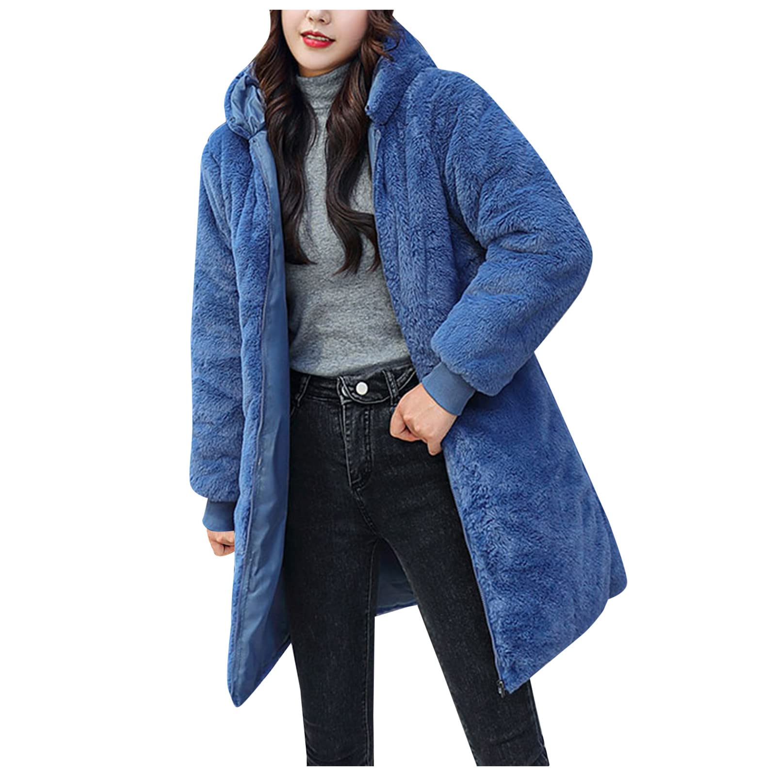 Women's Long Sleeve Street Fashion Jacket - Winter Casual Loose Fit Sweatshirt Outwear | Cozy Comfort for Daily Wear, Outdoor Activities & Cold Weather Protection