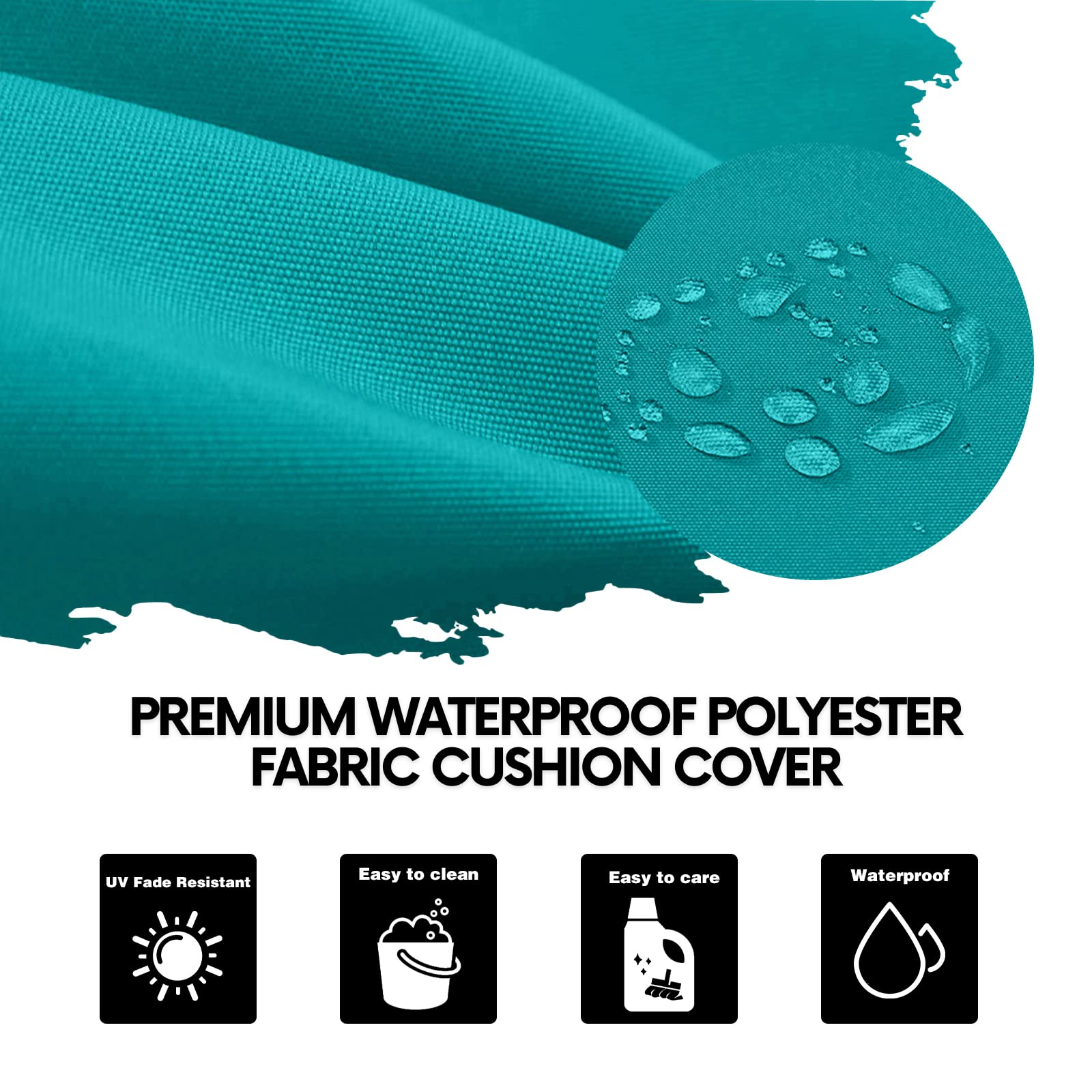 Waterproof Outdoor Chaise Lounge Cushion 72x21x3 Inches - Patio Furniture Cushion for Poolside, Lawn & Garden Relaxation | Durable & Weather-Resistant
