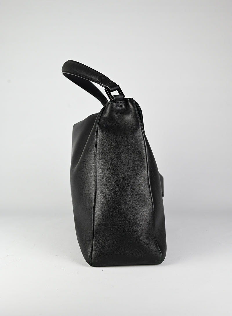 Valentino Black Leather Bag with Maxi Studs - Elegant Designer Handbag for Women, Perfect for Parties, Dates & Special Occasions