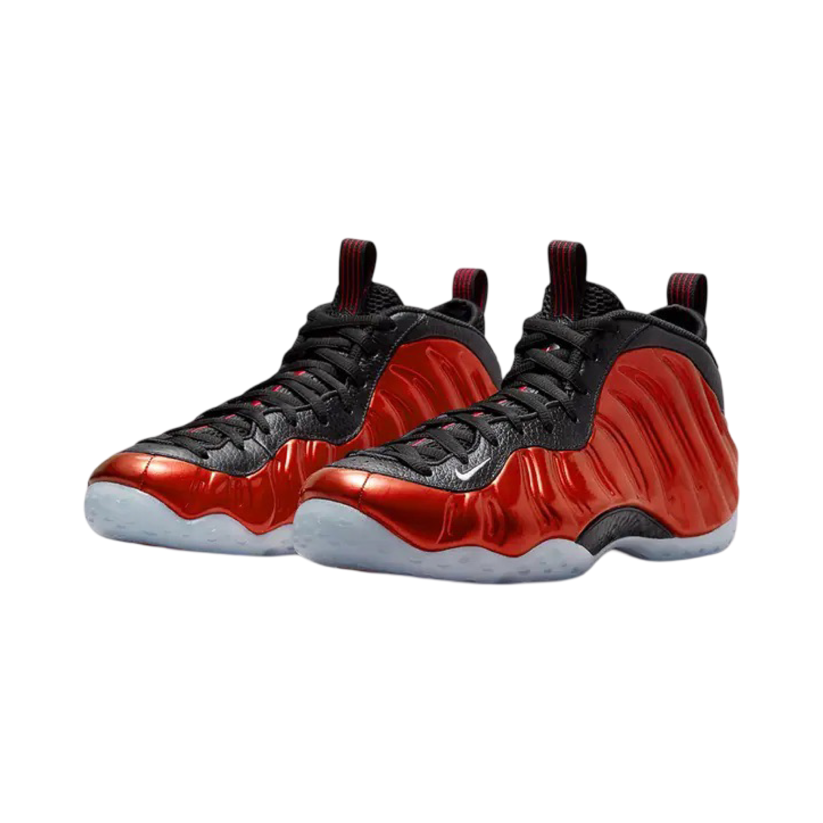 Nike Air Foamposite One Basketball Shoes - Varsity Red & Black Colorway | High-Performance Hoops Sneakers for Men | Perfect for Court Play and Streetwear Fashion
