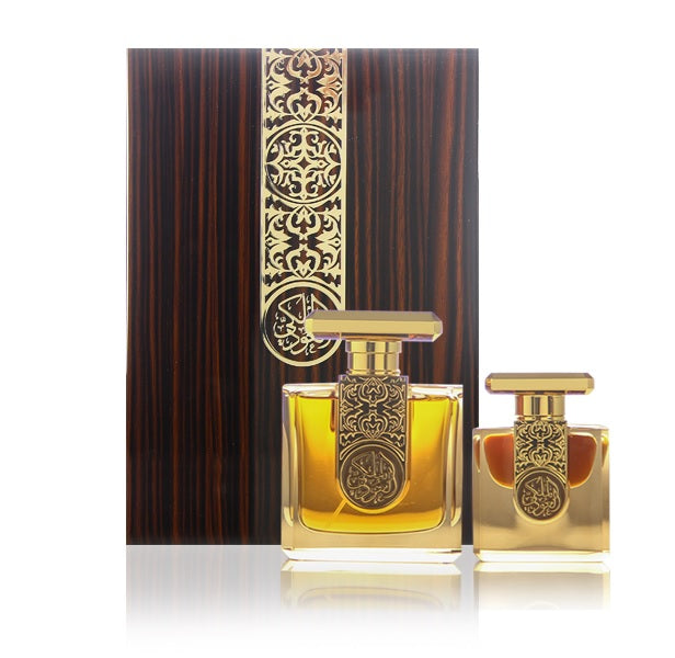 Royal Oud Perfume Set - EDP 100ml + 12ml Attar Oil - Luxury Arabian Fragrance for Men & Women - Perfect for Special Occasions, Date Nights & Gifting