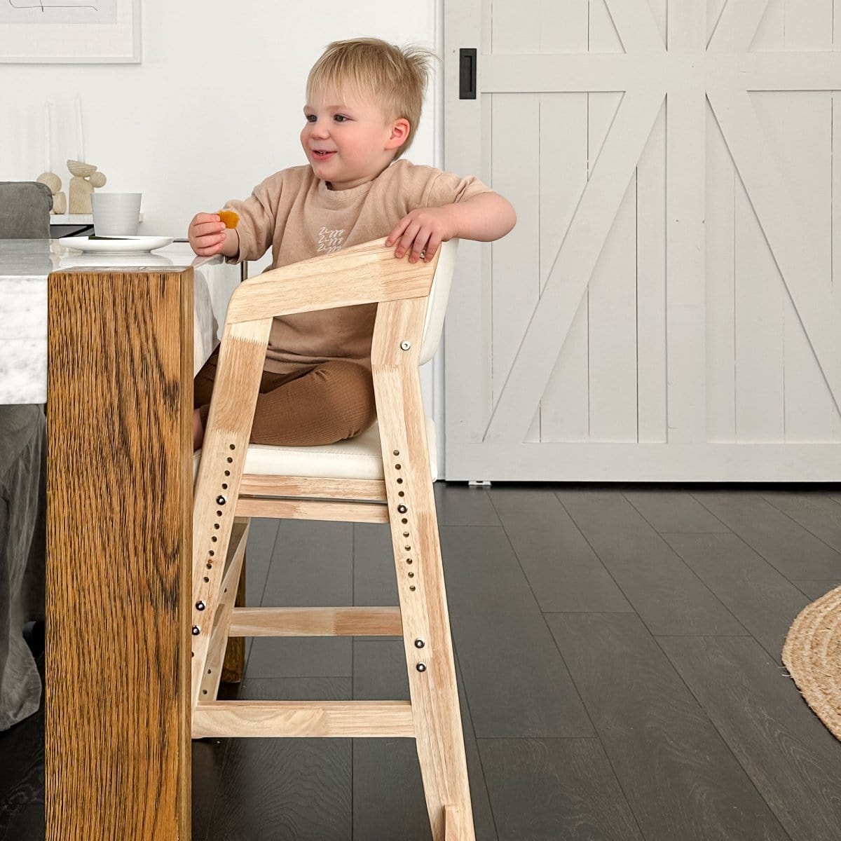 Aurora Adjustable Toddler Dining Chair with Safety Straps - High Chair for Babies & Kids - Perfect for Home, Restaurants, and Travel