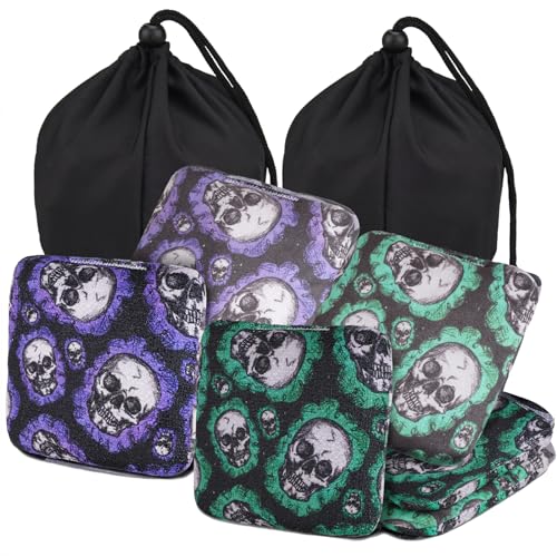 Set of 8-Skull(Purple&Green)