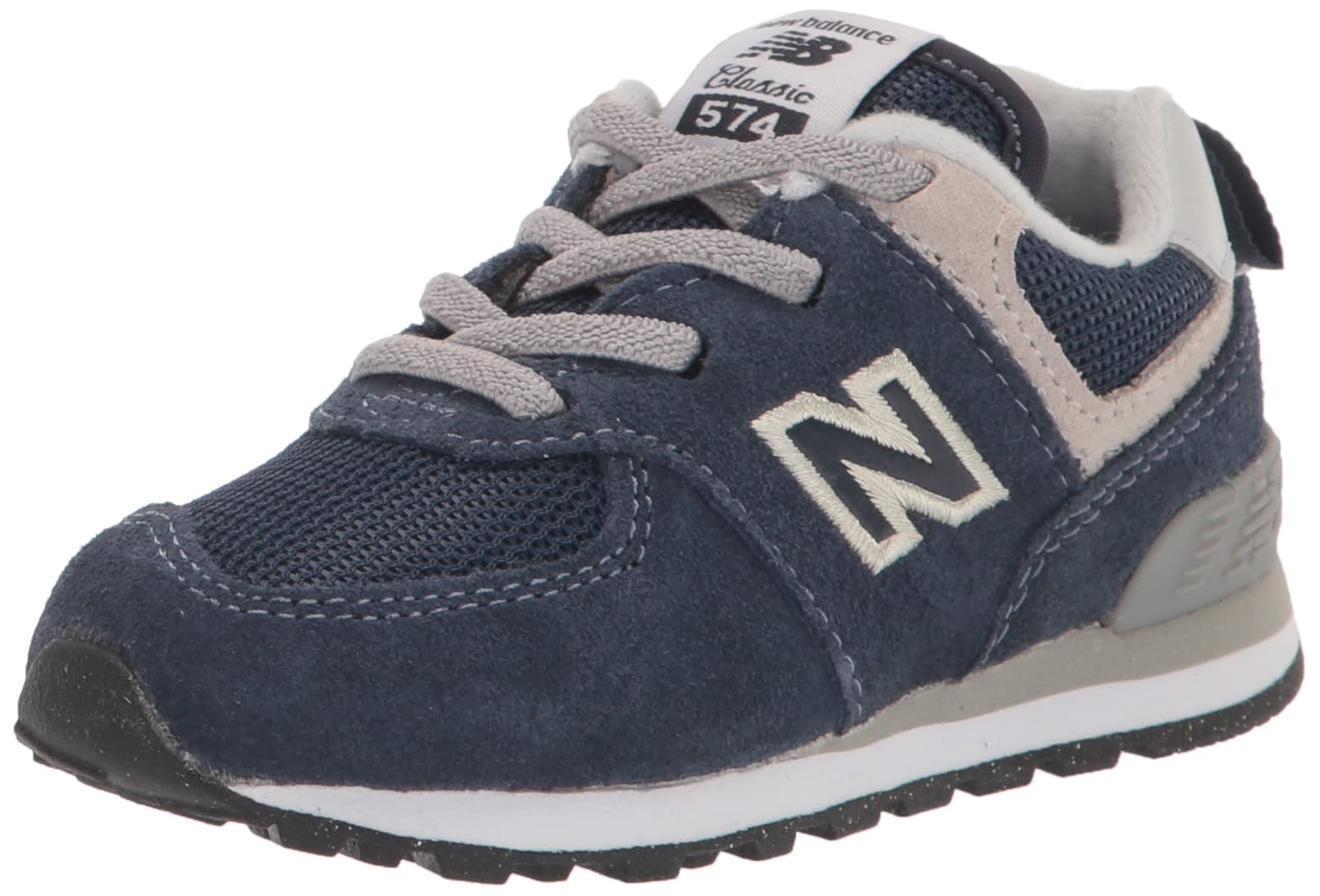 New Balance Kids 574 Core Bungee Sneakers - Lightweight Running Shoes for Boys & Girls - Comfortable School & Play Sneakers for Active Children