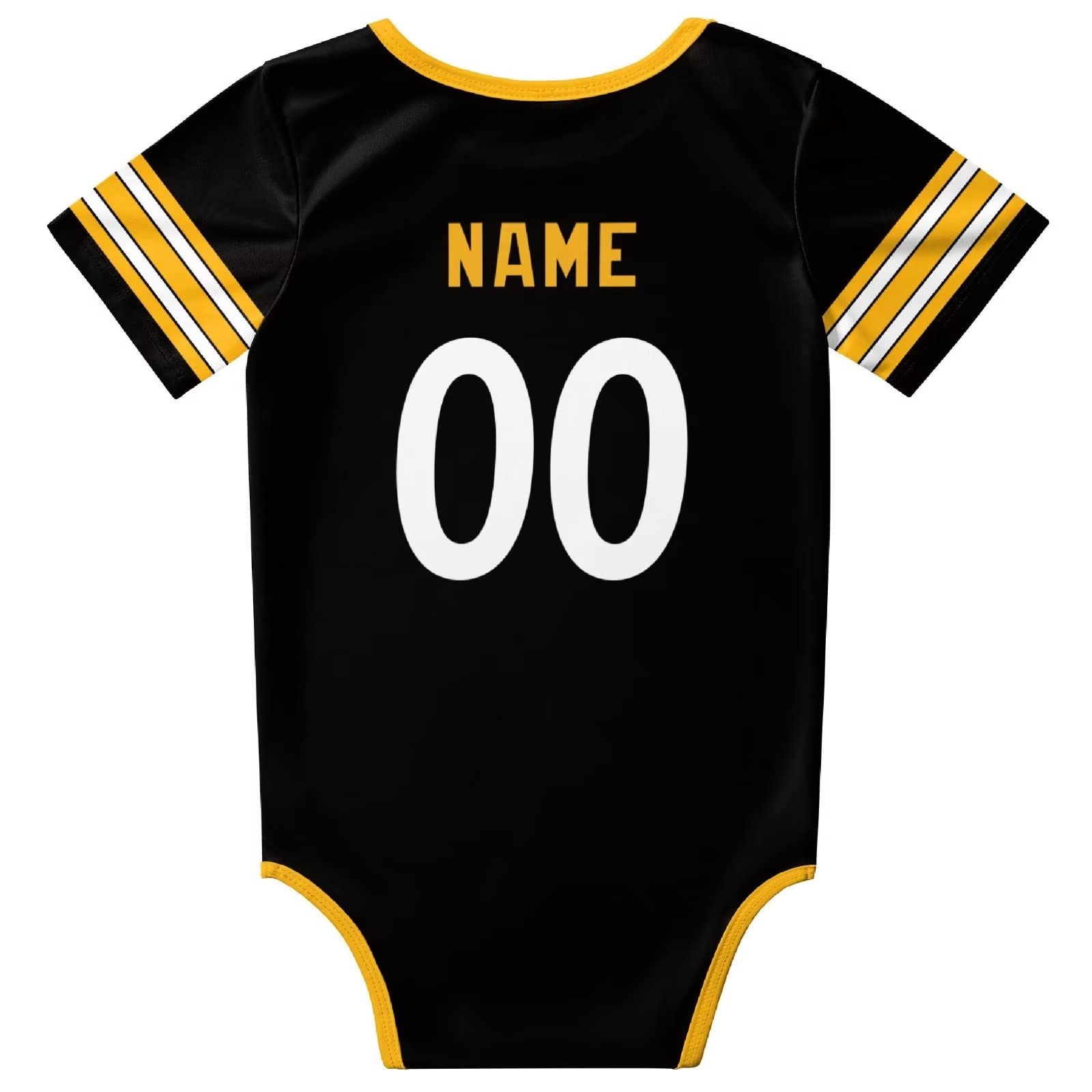 Custom Baby Onesie with Name & Number - Personalized Baby Clothes Gift for Boys & Girls | Newborn Outfit, Christening, Birthday, Photo Shoot