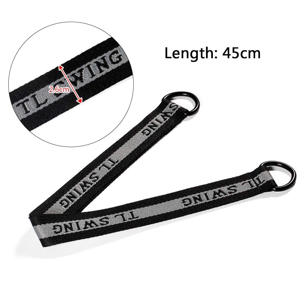 Tree Swing Straps - Heavy Duty 2-Piece Hanging Kit for Secure Branch Attachment | Durable Black Swing Straps for Backyard, Playground & Outdoor Fun