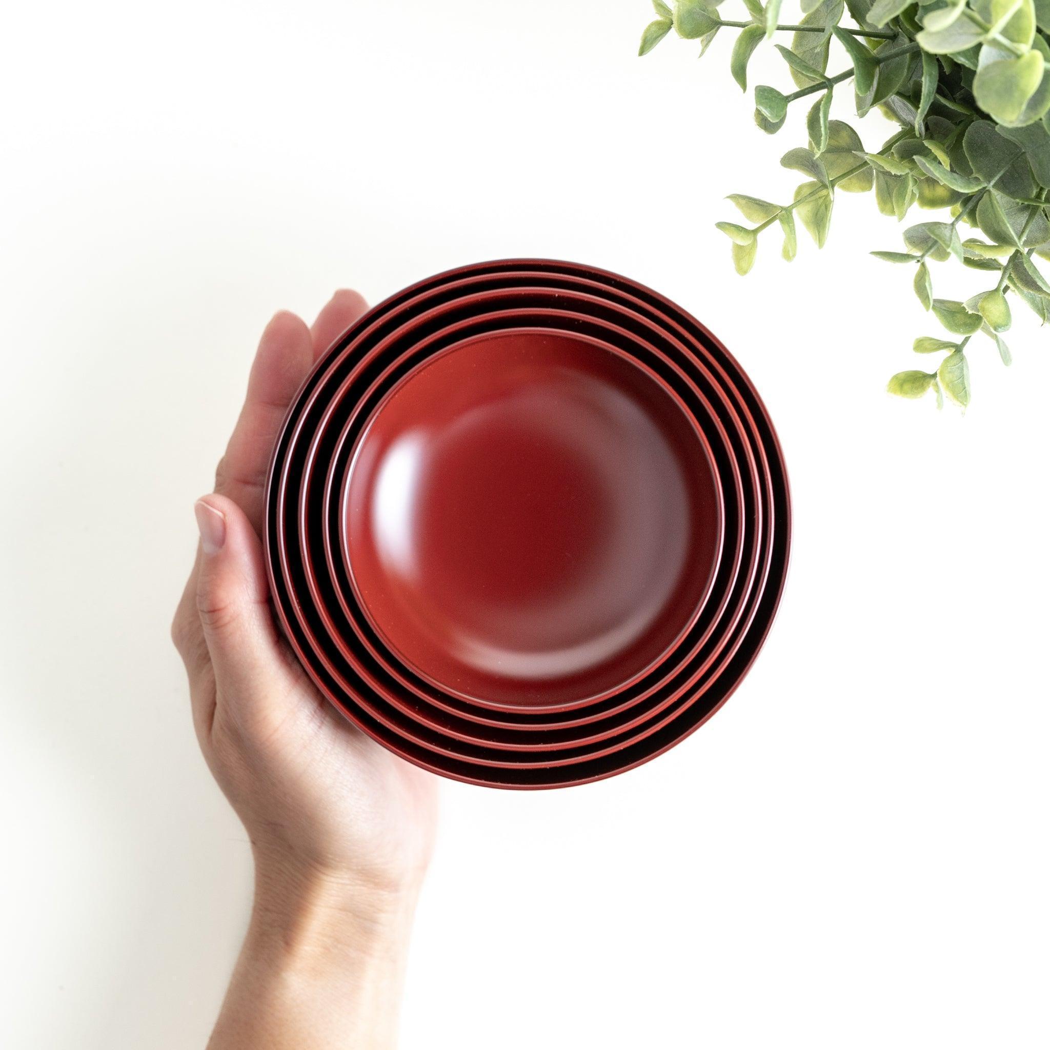 Premium 5-Piece Nested Oryoki Set - Traditional Japanese Zen Buddhist Meal Bowls for Mindful Eating, Meditation Retreats & Home Dining