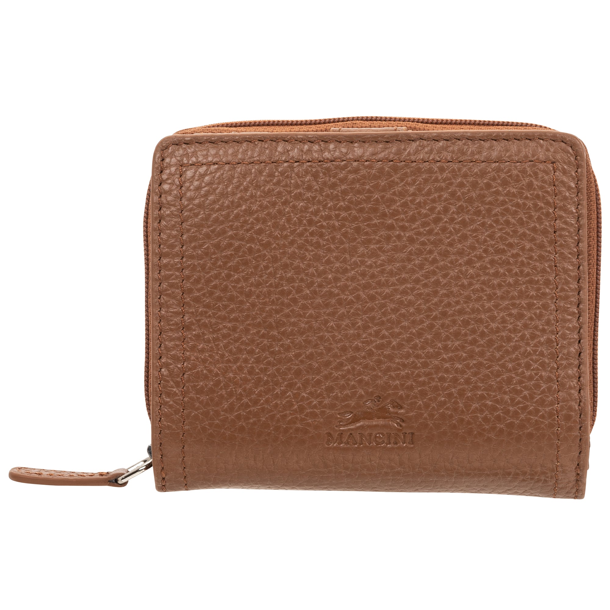 Mancini PEBBLE RFID Blocking Small Clutch Wallet for Women - Slim Minimalist Card Holder for Travel, Shopping & Night Out