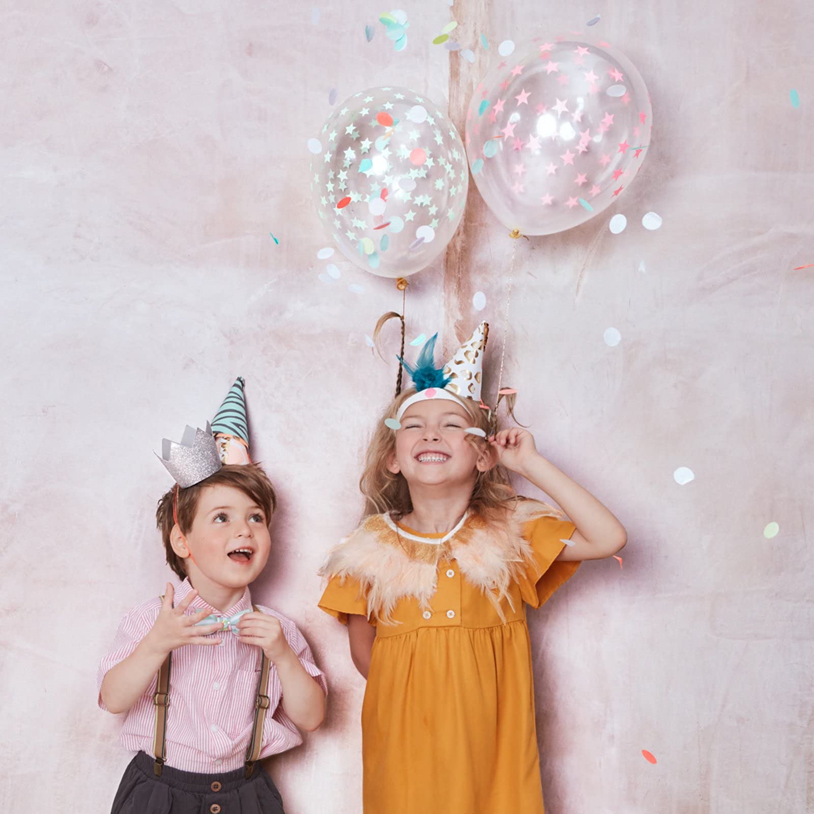 **Meri Meri Birthday Party Hats - Pack of 8 Colorful Cone Hats for Kids & Adults | Fun Birthday Party Supplies for Celebrations & Festive Events**