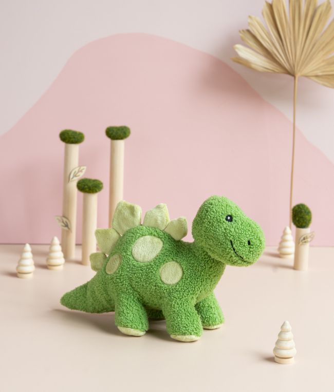 Sadie Green Dinosaur Toy Set for Kids - Cute Dino Figures with Play Mat - Perfect for Pretend Play, Birthday Gifts & Classroom Learning Activities