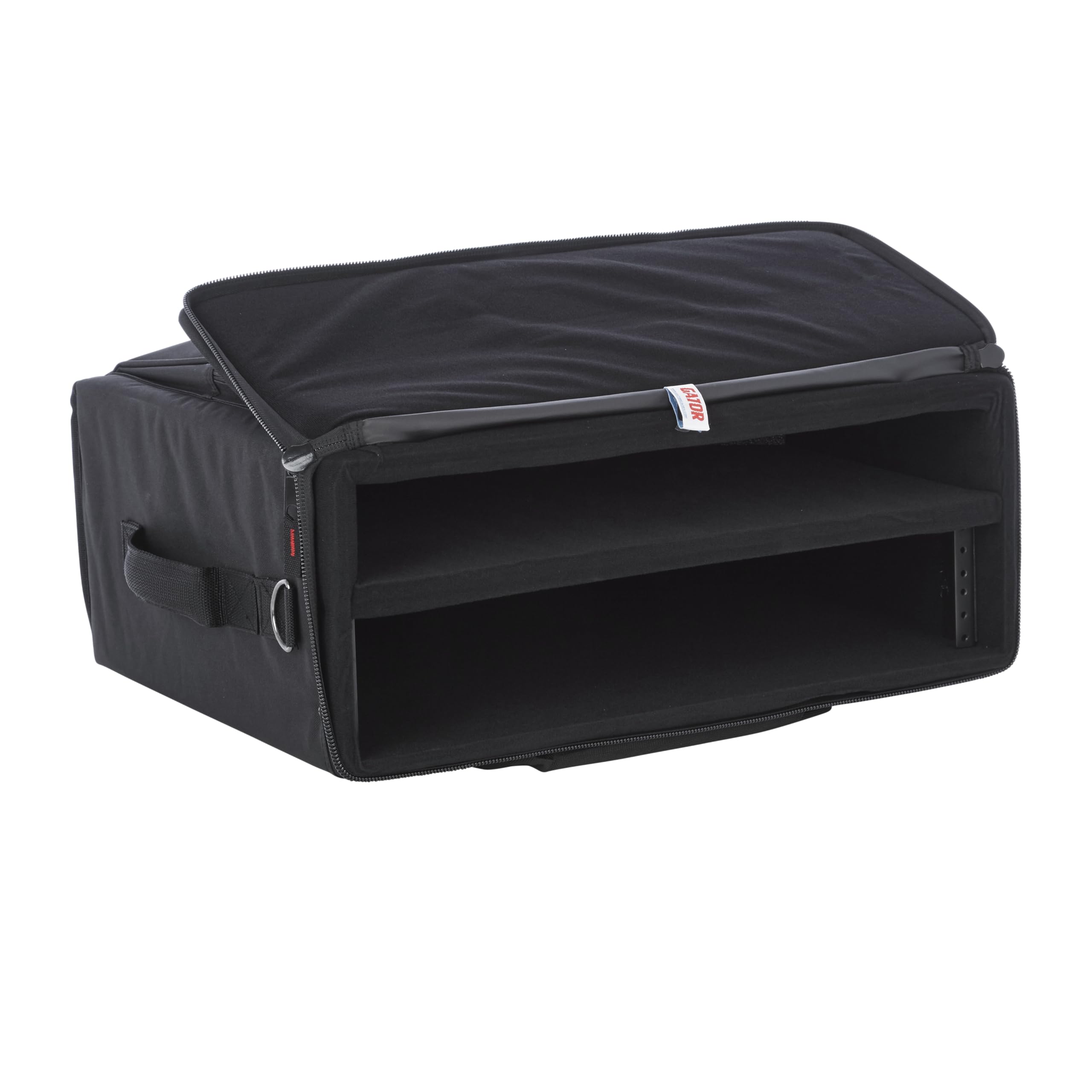 Gator GSR-2U Studio-2-Go Laptop Rack Bag - Portable 2U Rackmount Case for Music Equipment & DJ Gear - Perfect for Live Performances & Studio Sessions