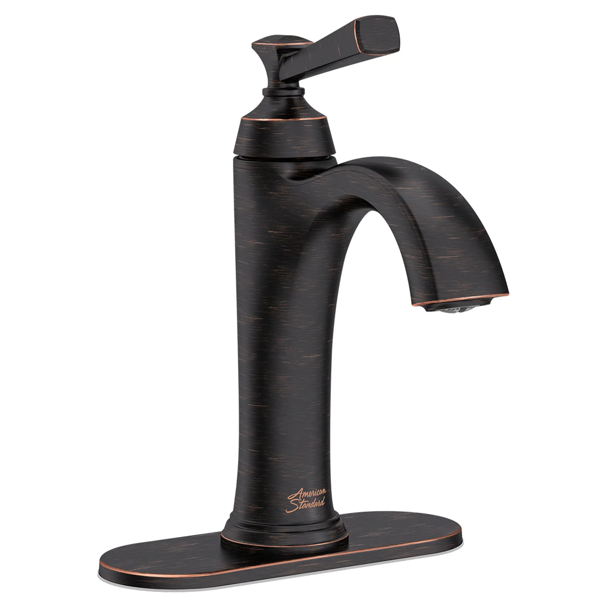Glenmere Single Hole Bathroom Faucet with Lever Handle - 1.2 GPM/4.5 LPM Water-Saving Design - Perfect for Modern Vanities and Small Bathrooms