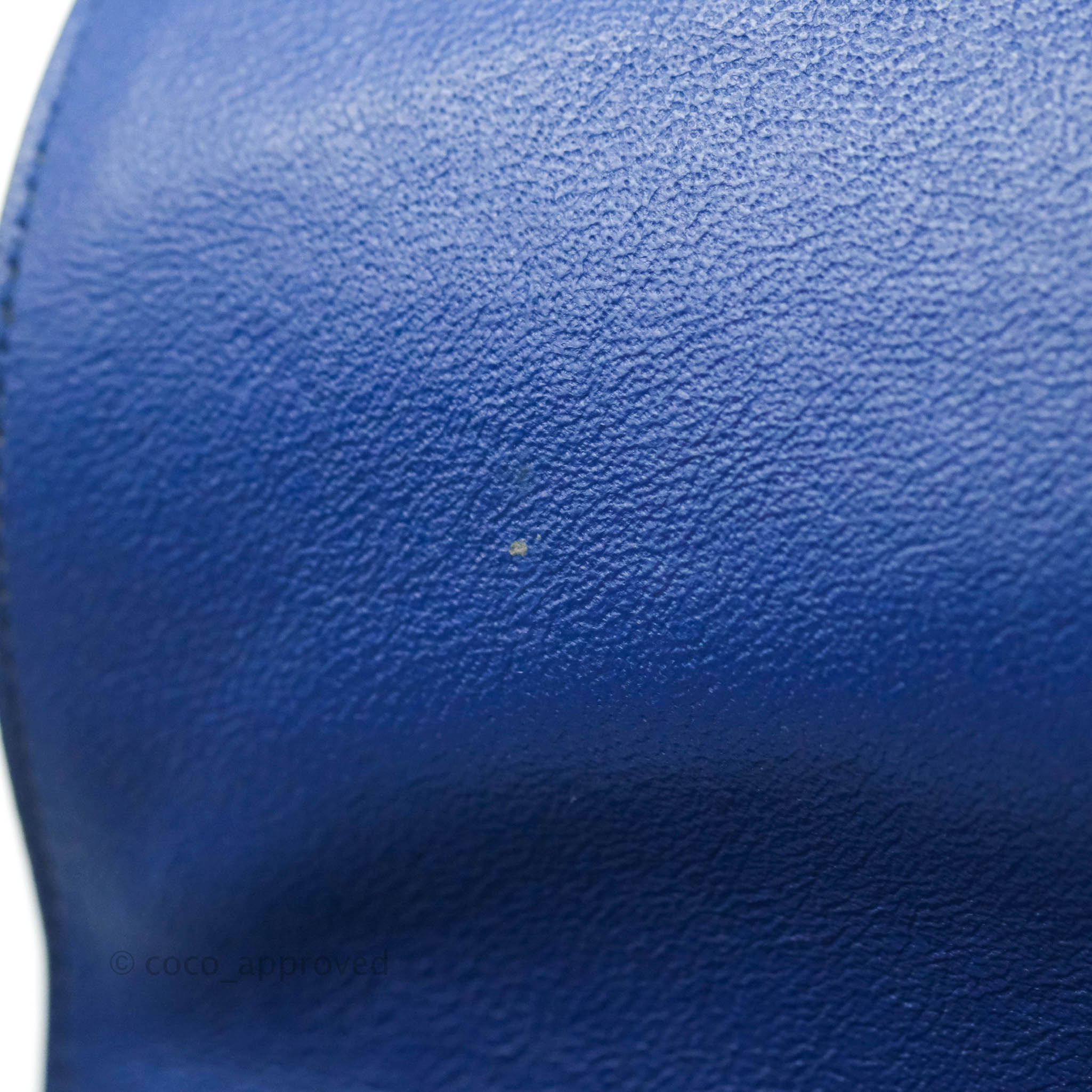 Celine Sleek Small Tri-Color Trapeze Bag in Blue Calfskin Leather - Perfect for Work, Travel & Everyday Use