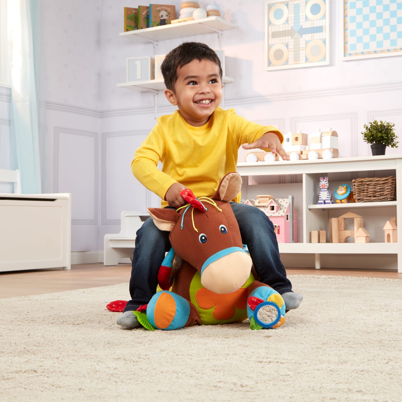 K's Kids Giddy Up & Play Interactive Baby Activity Toy for Early Learning & Sensory Development - Perfect for Playtime, Tummy Time & Toddler Entertainment