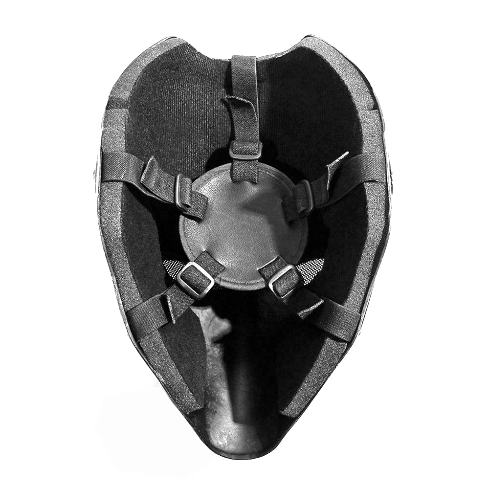 100% Carbon Fiber Deathstroke Terminator Helmet Mask - Premium Cosplay Prop for Comic Con & Halloween - Hunting & Tactical Gear for LARP & Airsoft Games