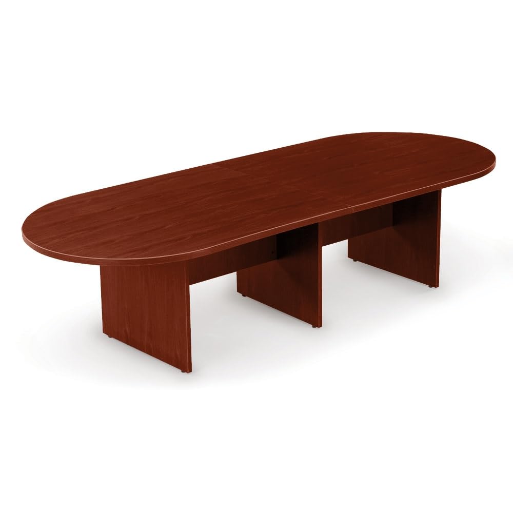 NBF 10L 8-Seater Laminate Conference Table - Durable Mahogany Office Meeting & Training Table (48