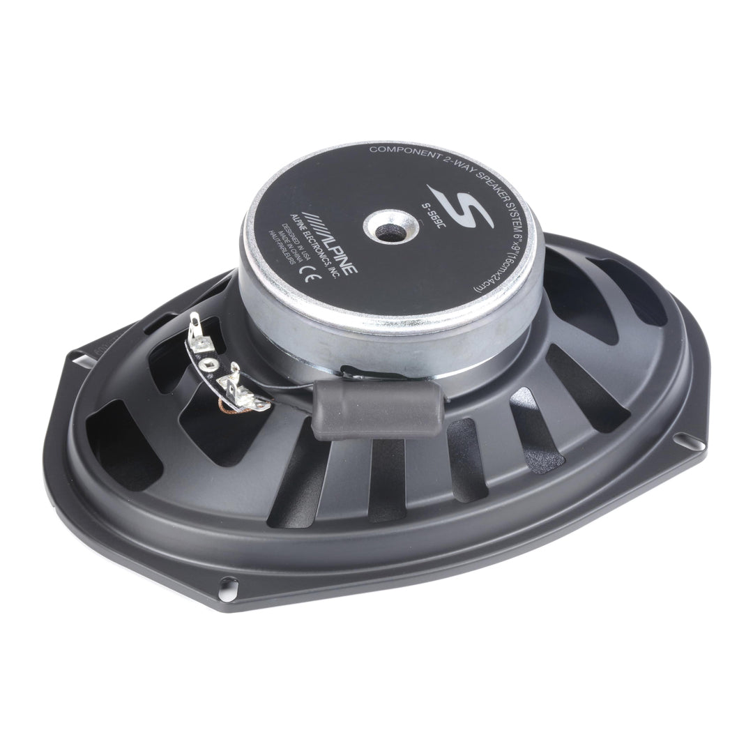 Alpine S-S69C 6x9 Inch 2-Way Component Car Speakers - 260W Peak Power (Pair) - Premium Sound for Cars, Trucks & SUVs - Perfect for Upgrading Factory Audio Systems