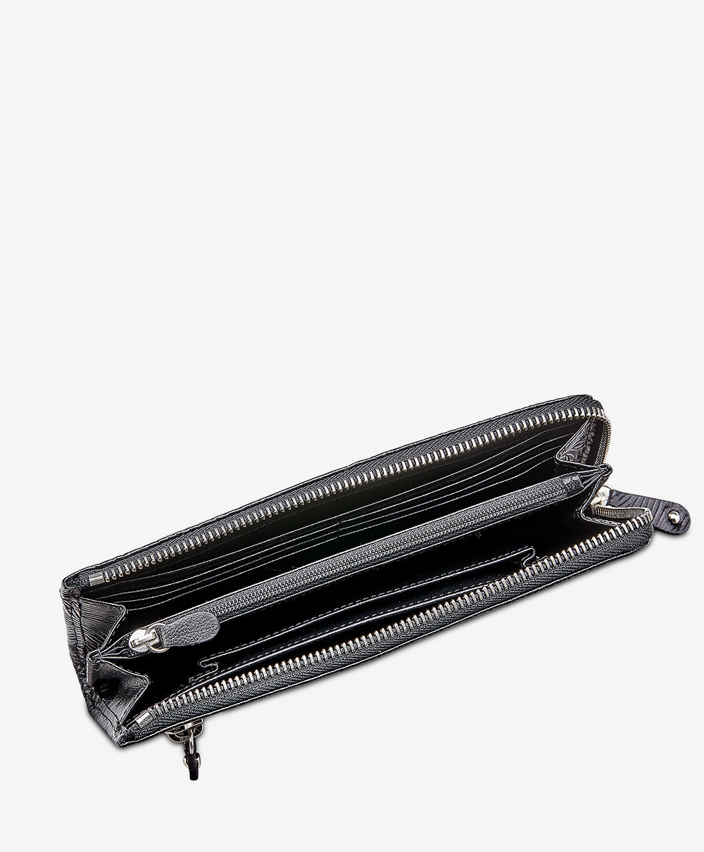 Large Expandable Gusset Wallet for Men & Women - RFID Blocking Leather Bifold with Multiple Card Slots - Perfect for Travel, Business & Everyday Use