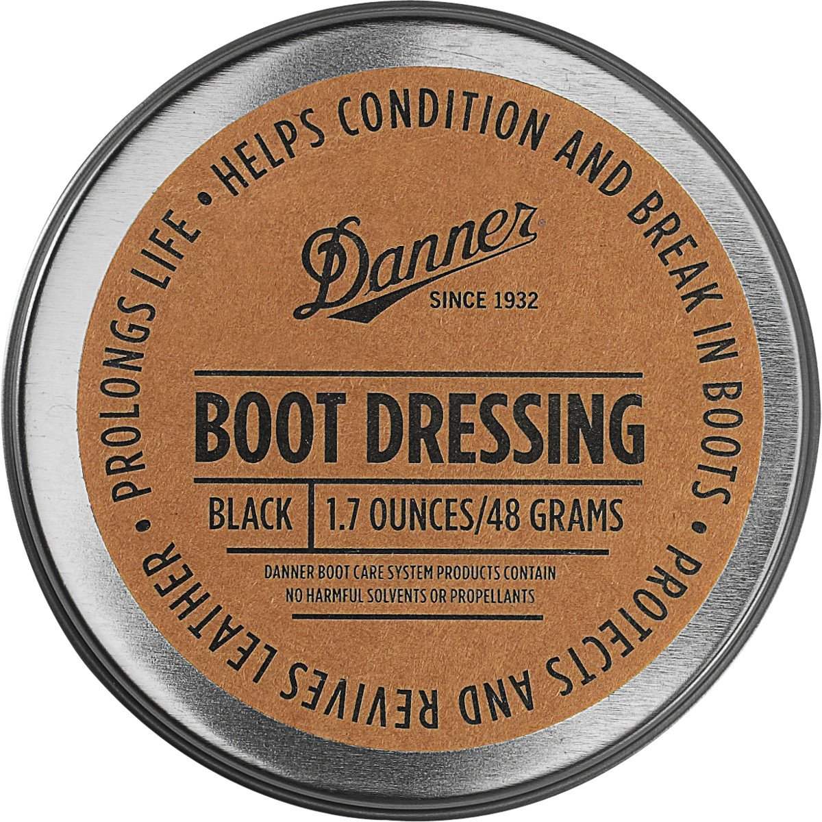 Premium Black Boot Dressing - Waterproof Leather Conditioner & Protector for Boots, Shoes & Bags - Restores Shine & Prevents Cracking - Ideal for Work Boots, Hiking Shoes & Leather Accessories