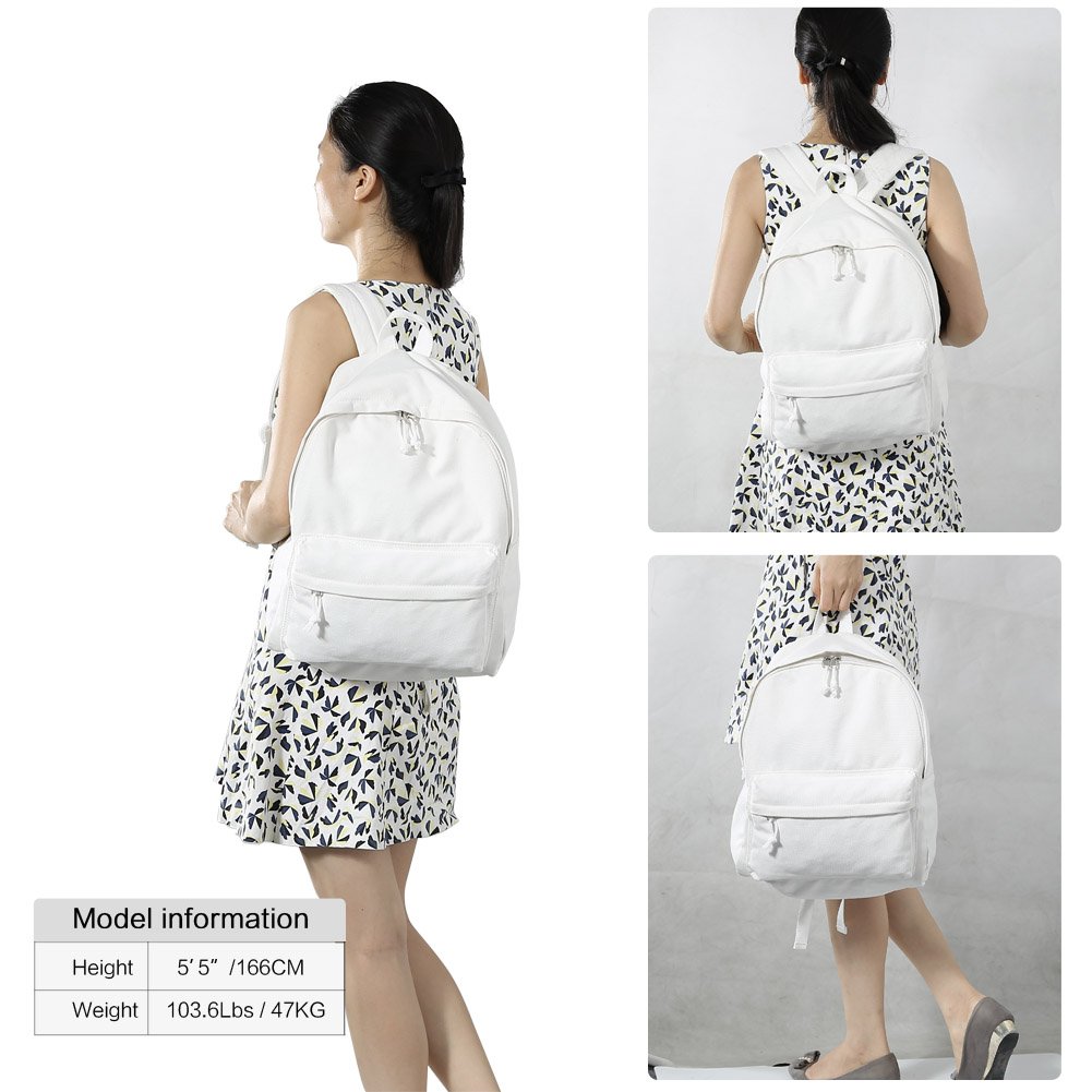 Zicac DIY Canvas Backpack - Unisex Drawstring Daypack & Satchel for School, Travel & Outdoor Adventures