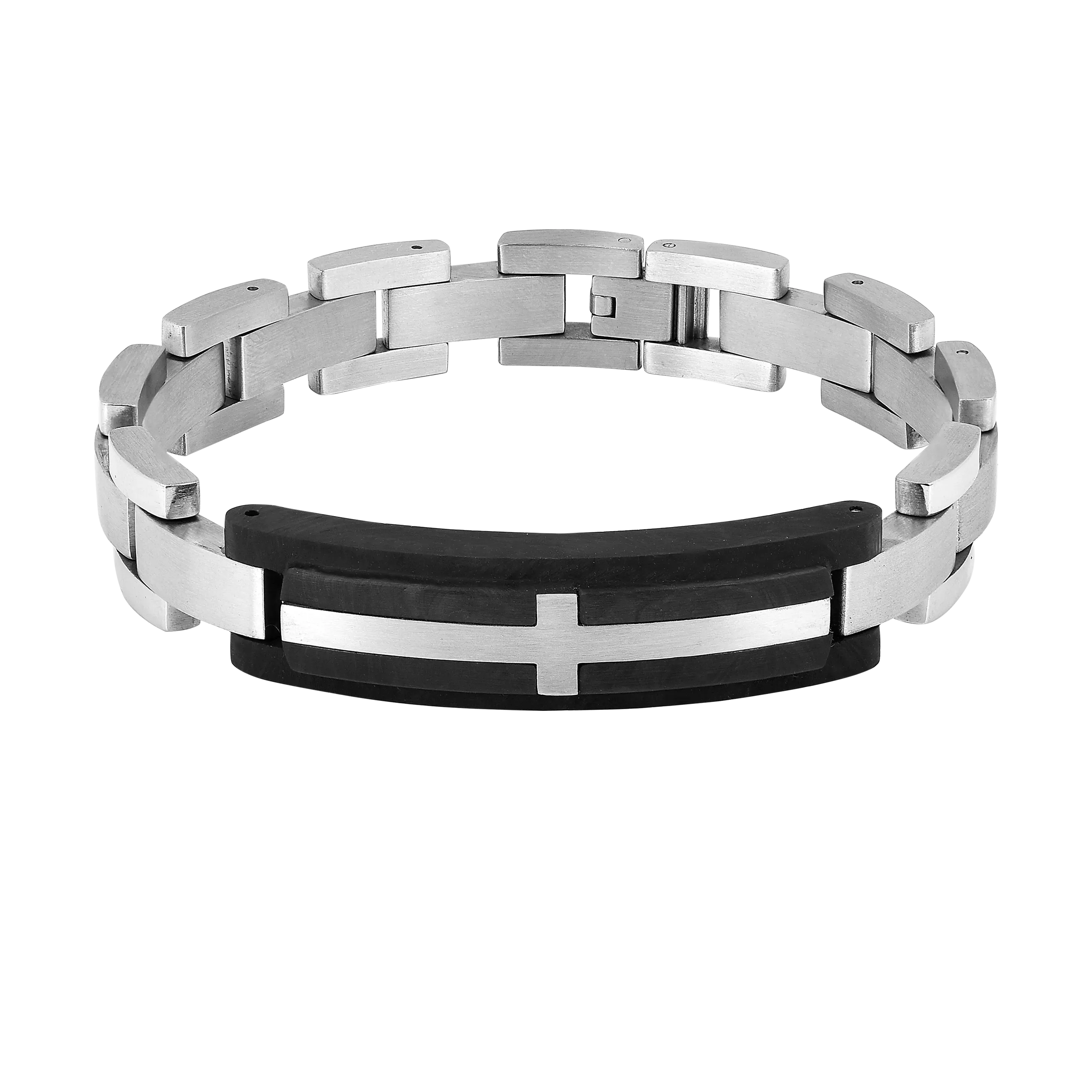 Men's Genuine Leather Cross Bracelet - Stylish Religious Jewelry for Everyday Wear & Gifts