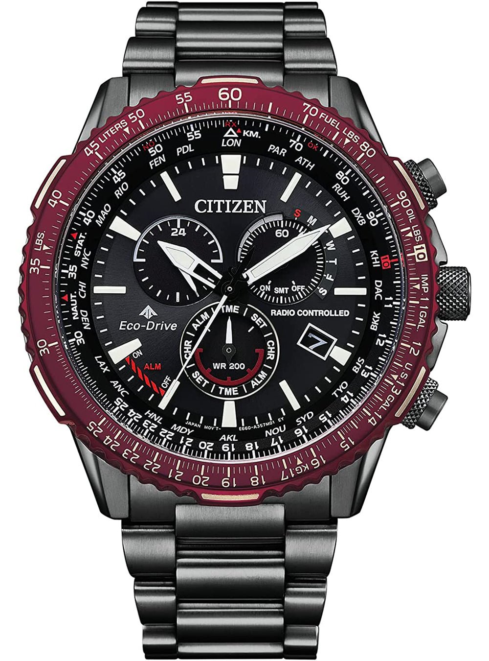 Original Title: CITIZEN PROMASTER SKY CB5009 55E JAPAN MOV'T JDM   Optimized Title: Citizen Promaster Sky CB5009-55E Men's Eco-Drive Watch - Japanese Movement, JDM Model - Perfect for Diving, Outdoor Adventures & Daily Wear
