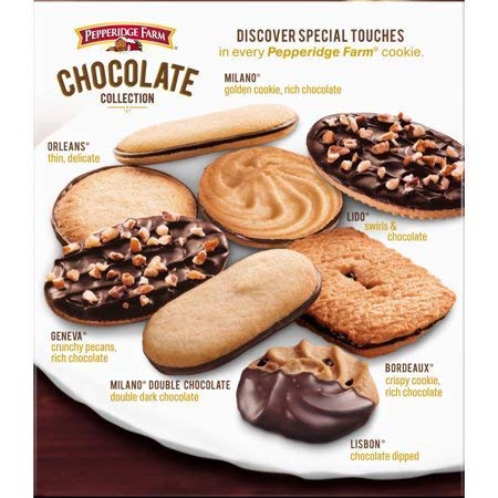 Pepperidge Farm Chocolate Collection Cookies - Pack of 6 (13 oz Each) | Gourmet Chocolate Cookies for Parties, Gifts & Snacking