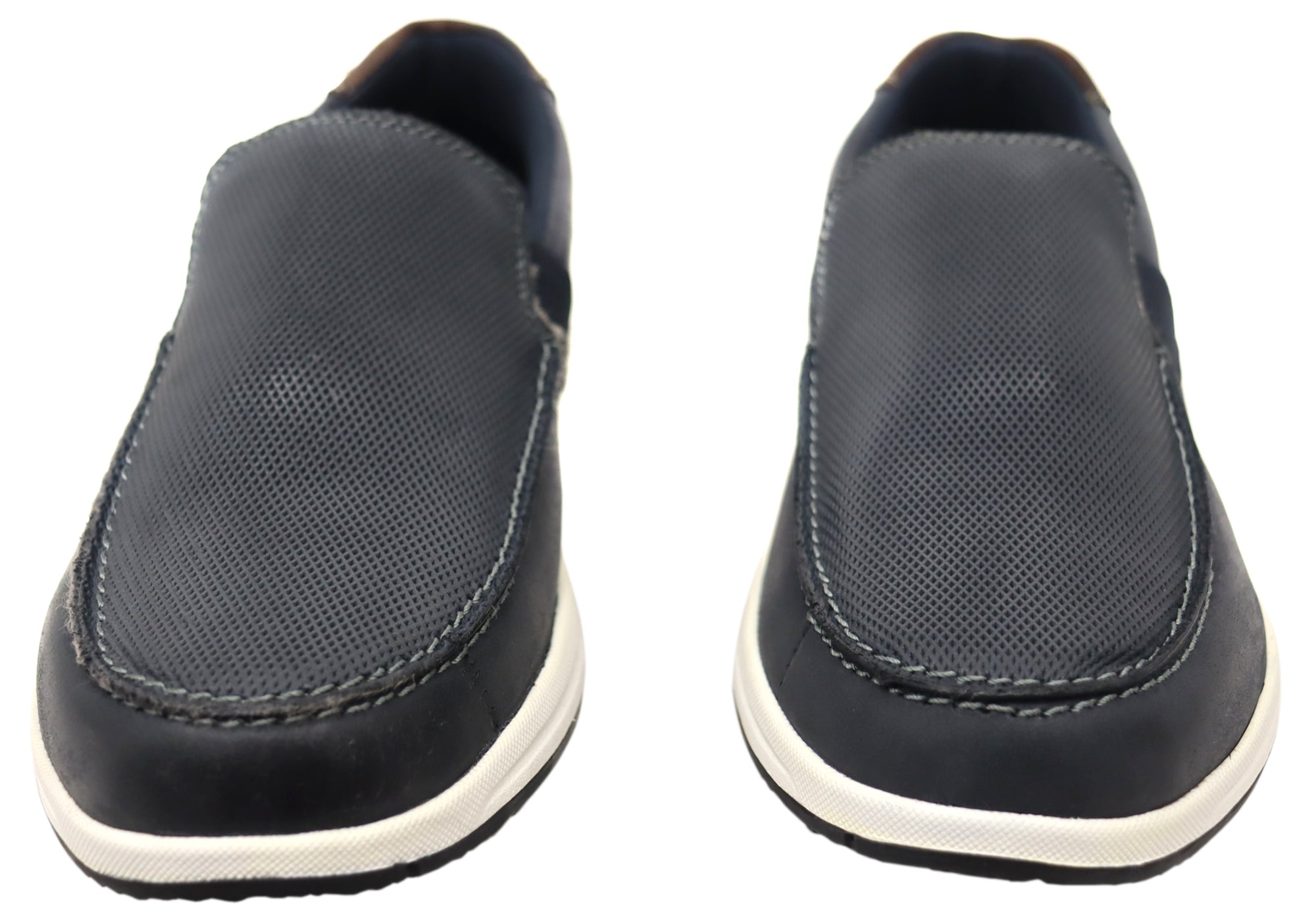 Natural Comfort Declan Men's Leather Loafers - Casual Slip-On Shoes for Business, Travel & Everyday Wear