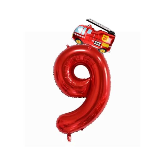 Fire Truck Red 9
