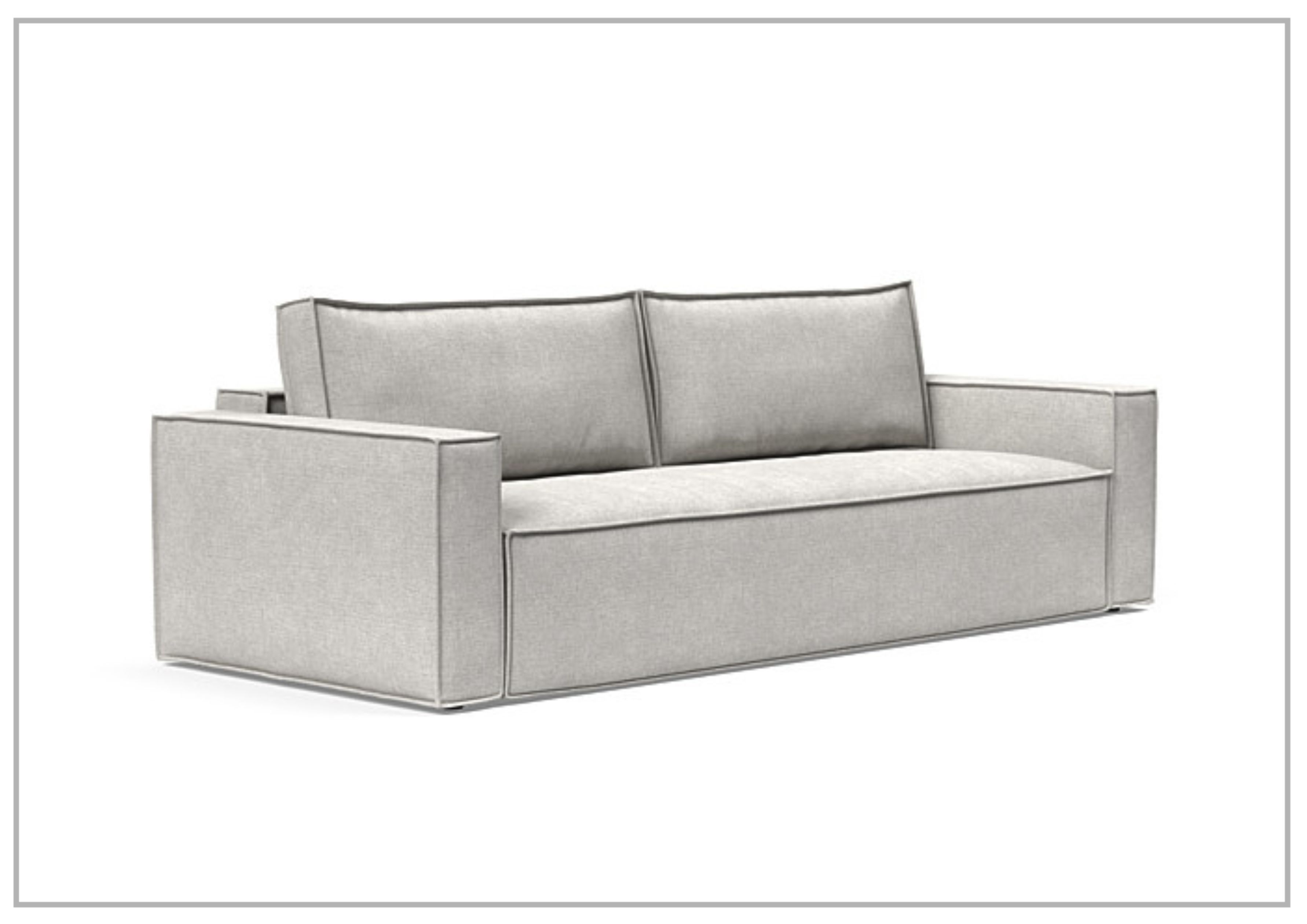 Innovation Living Newilla 2-Seater Convertible Fabric Sofa Bed - Comfortable Sleeper Sofa for Small Spaces, Guest Rooms & Apartments
