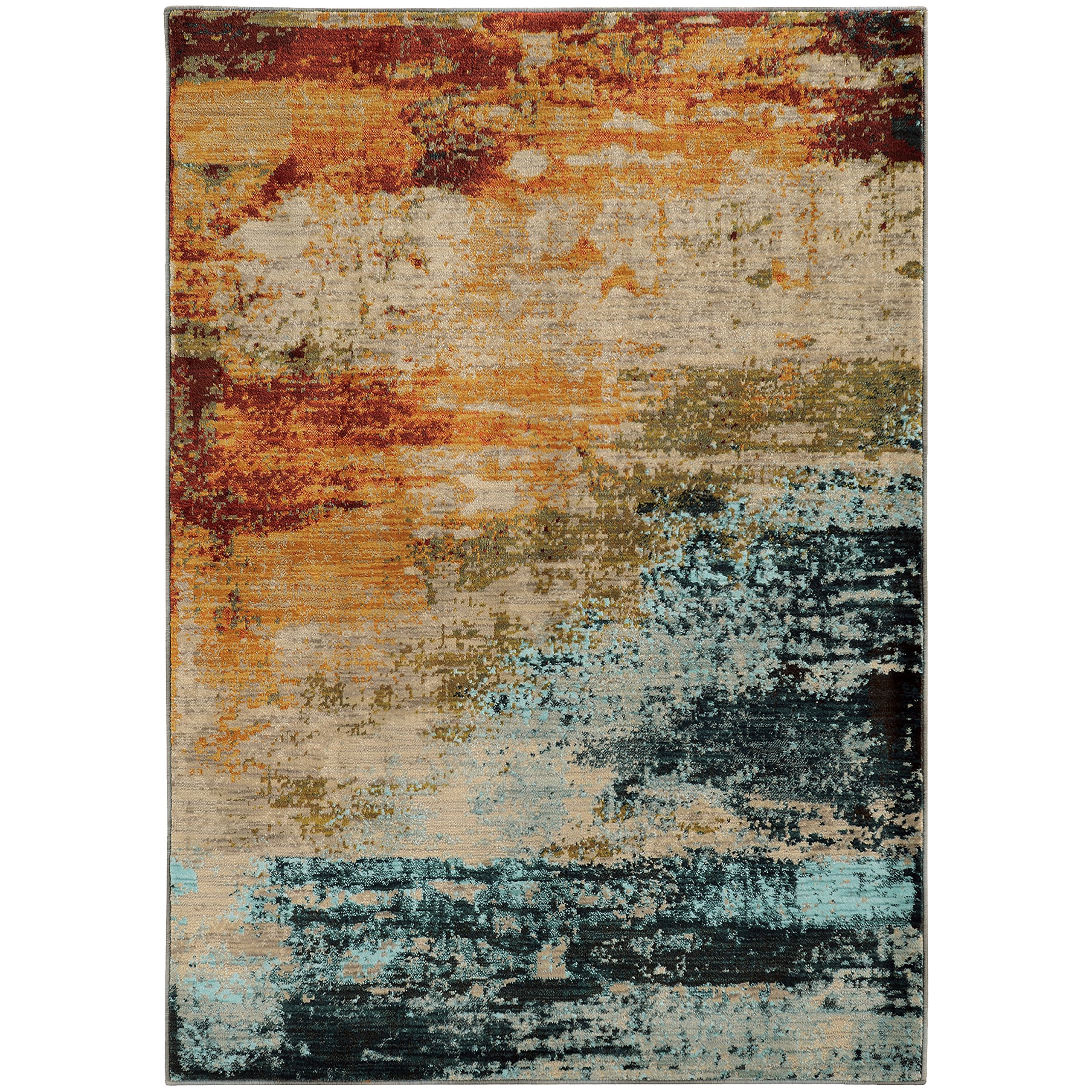 Oriental Weavers Sedona Collection Area Rug 1'10 x 3' - Soft Bohemian Style Rug for Living Room, Bedroom & Home Decor