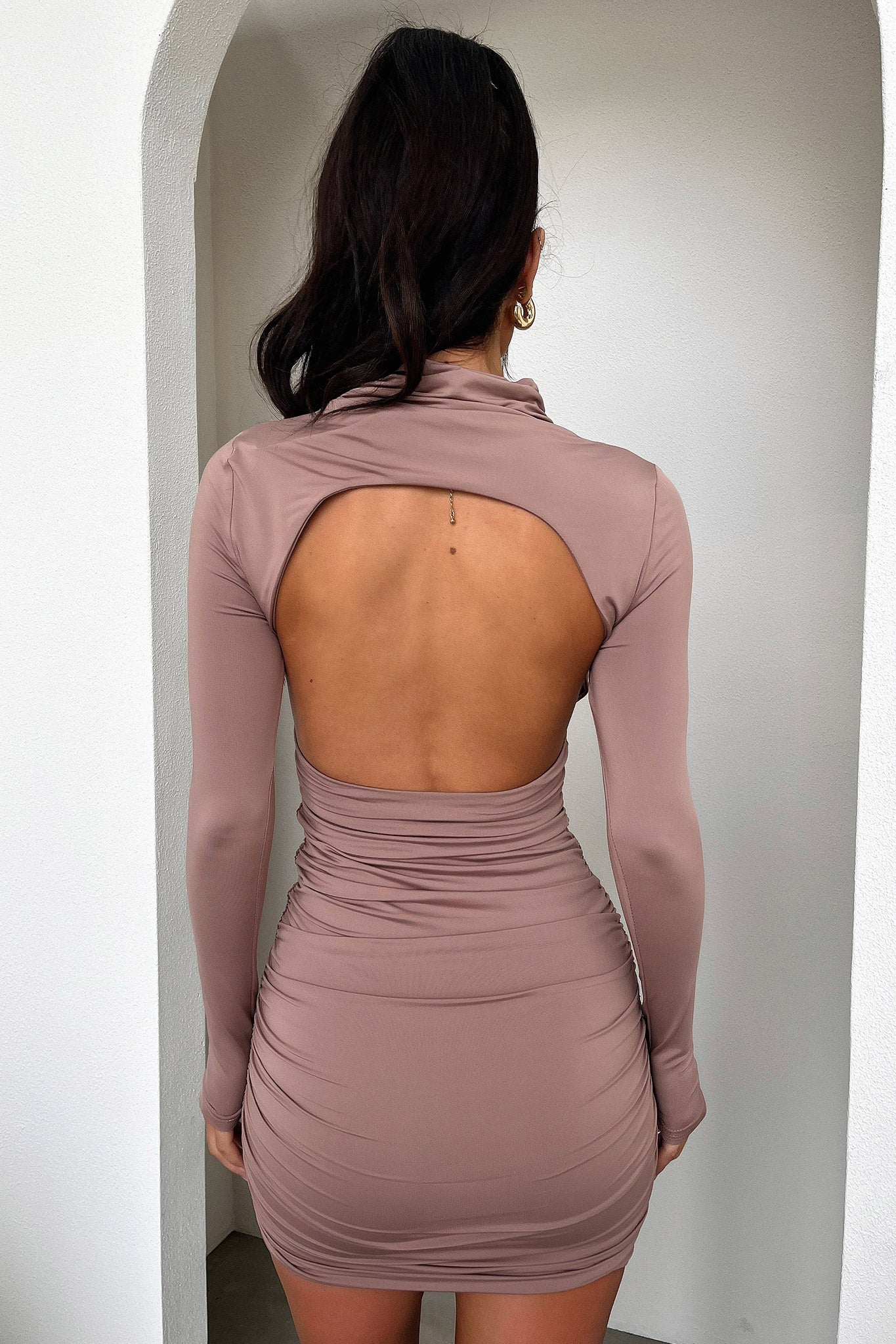Avaya Women's Brown Dress - Elegant Casual & Party Wear for Everyday Style