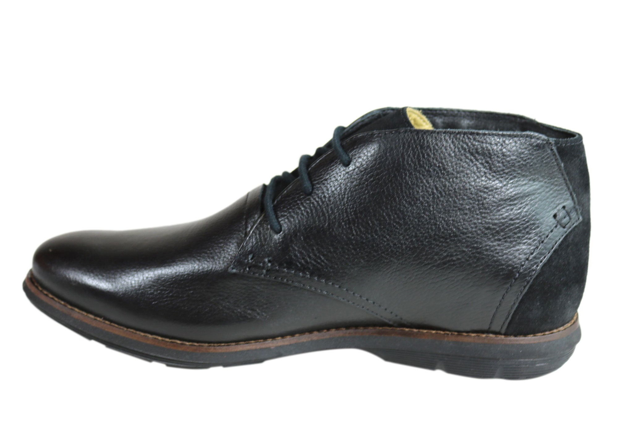 Savelli Epic Men's Comfortable Leather Lace-Up Boots - Handcrafted in Brazil - Durable & Stylish for Work, Outdoor Adventures & Casual Wear