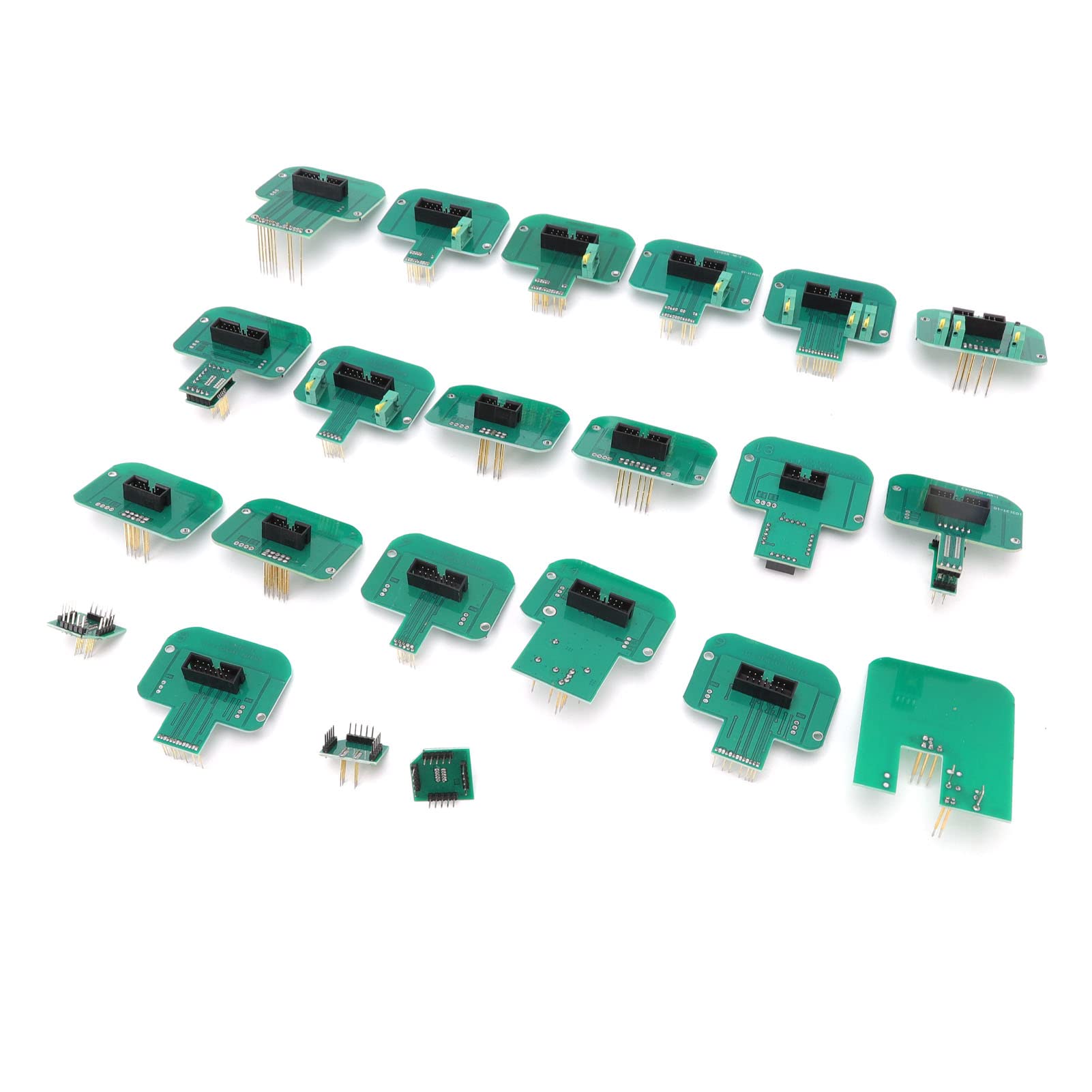 Professional 22pcs LED BDM Adapter Set - Easy Installation, Stable Green Frame for Chip Tuning Tools | Perfect for Automotive ECU Programming & Electronics Repair