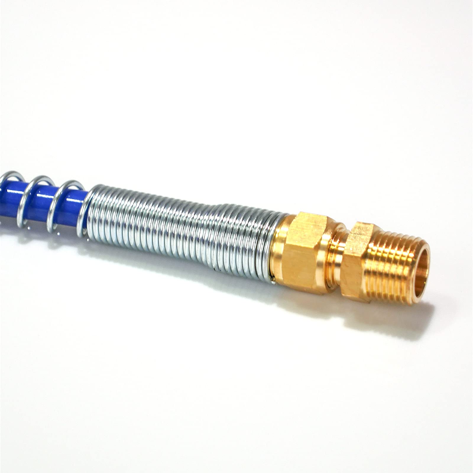 15 FT Air Brake Line Hose Coil Assembly with 1/2