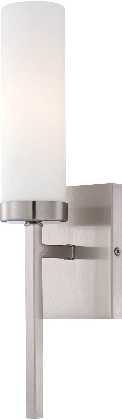 Minka Lavery 4460-84 Satin Nickel Wall Sconce Light - 15