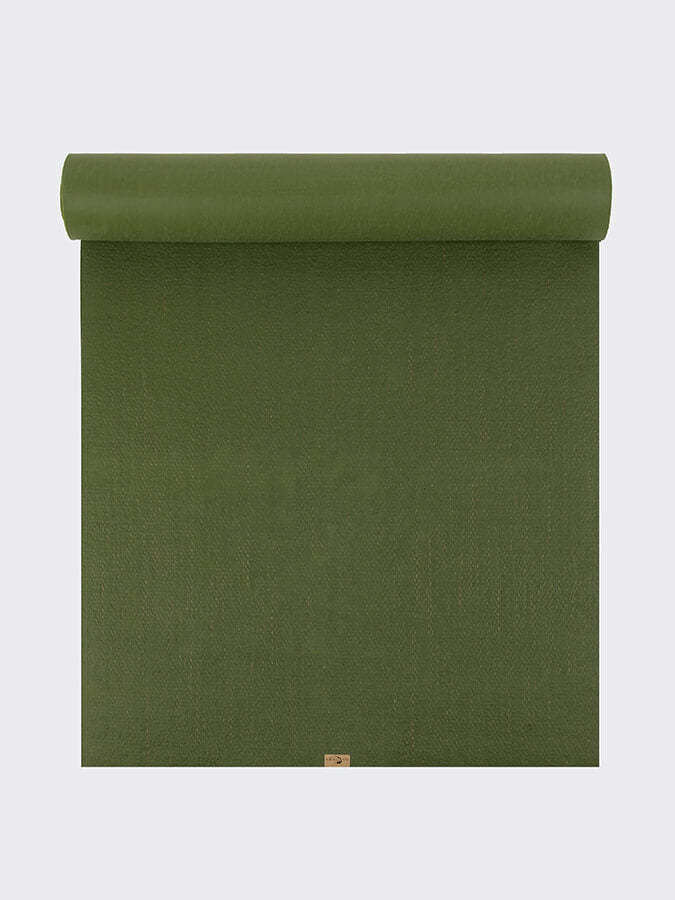 Eco-Friendly Jute Yoga Mat 6mm - Non-Slip, Sustainable & Thick for Hot Yoga, Meditation & Home Workouts - ecoYoga Phoenix