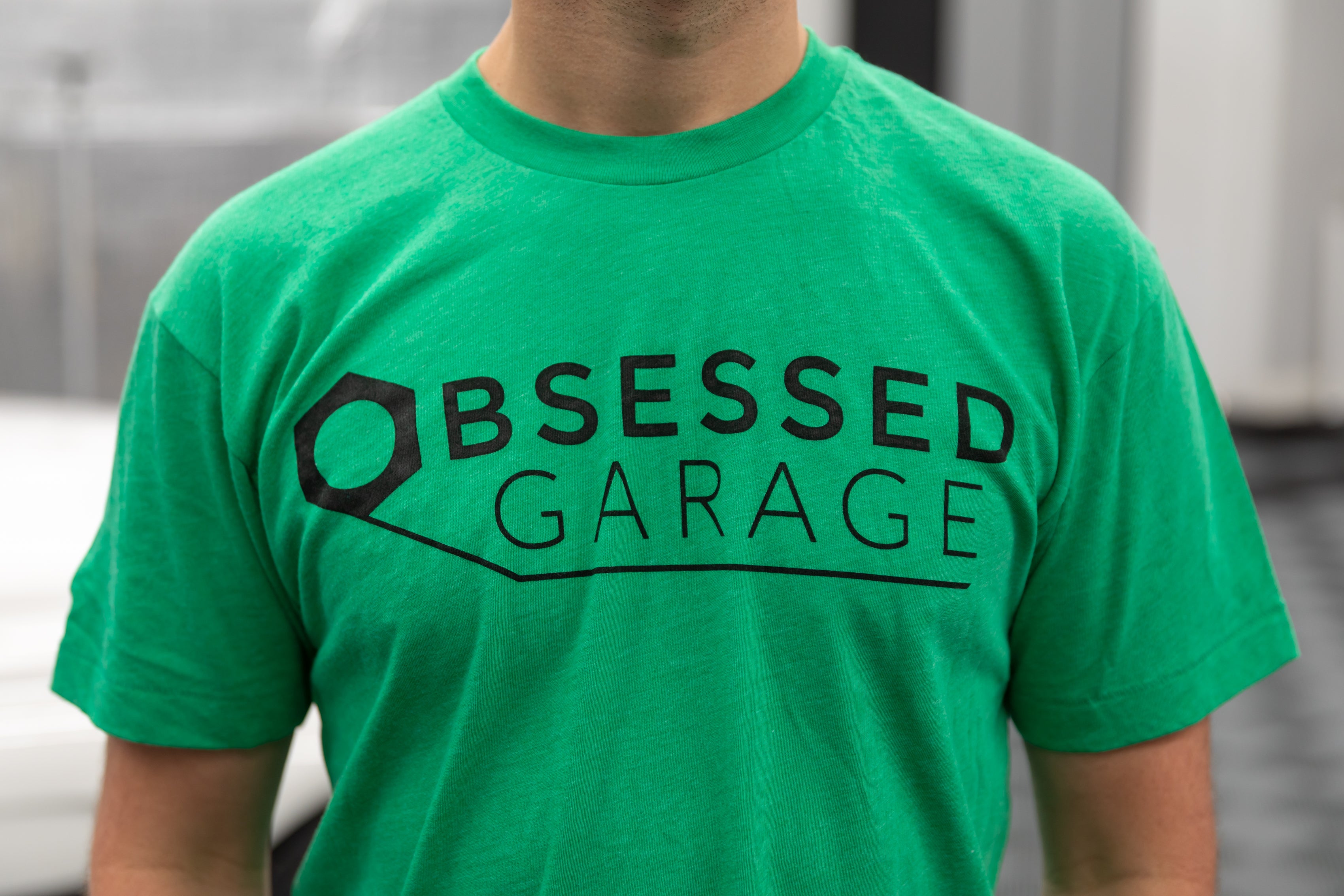 Obsessed Garage Logo T-Shirt - Premium Cotton Unisex Tee for Car Enthusiasts - Perfect for Car Shows, Meetups & Casual Wear