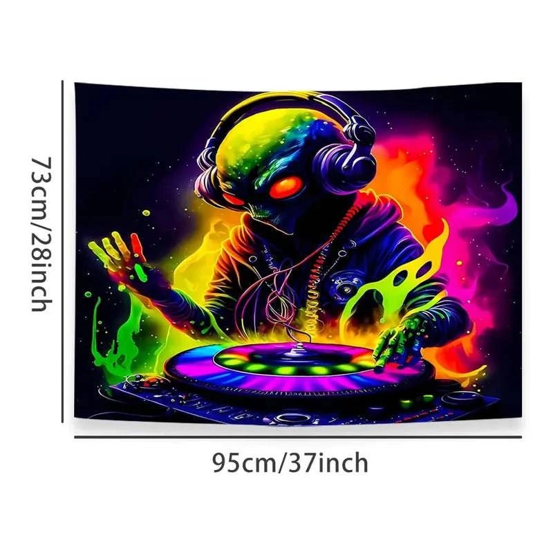 Alien DJ Headphones - Wireless Bluetooth Over-Ear Headphones for DJing & Music Lovers | Perfect for Studio Mixing, Gaming & Nightclubs
