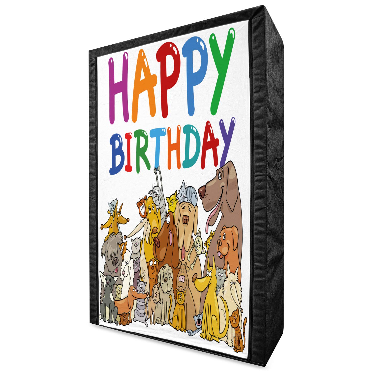 Ambesonne Portable Fabric Wardrobe for Birthday Party - 42.5