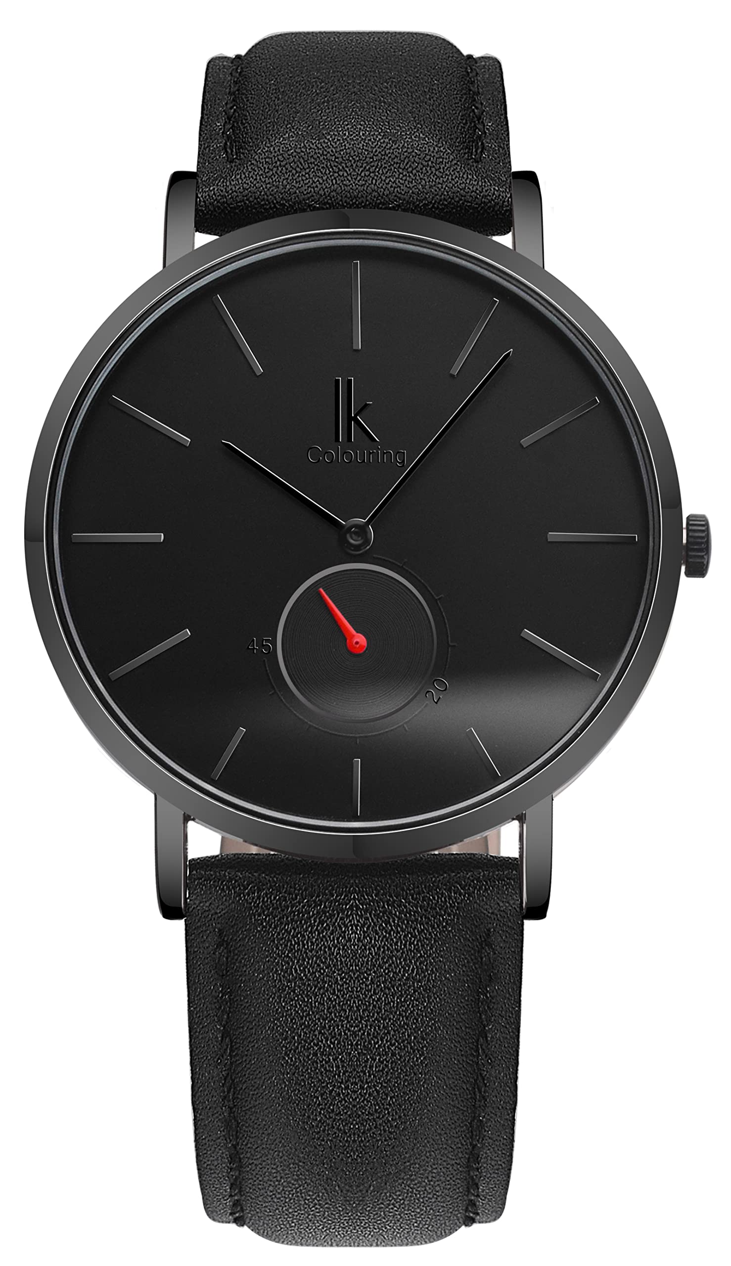 Minimalist Waterproof Men's Fashion Watch - Slim Casual Quartz Wristwatch with Stainless Steel Band | Perfect for Everyday Wear, Office & Outdoor Activities