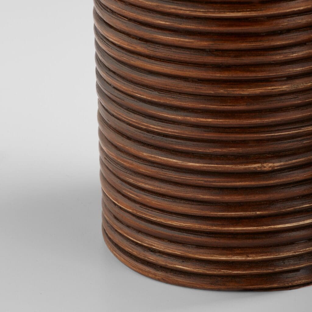 Cyan Design 11719 Papeete Large Brown Ceramic Canister - Elegant Kitchen Storage for Flour, Sugar & Coffee | Perfect for Pantry Organization & Countertop Decor