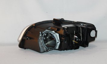 TYC Right Headlight Assembly Replacement for 2005-2008 Audi A4 - Perfect for Night Driving & Foggy Conditions
