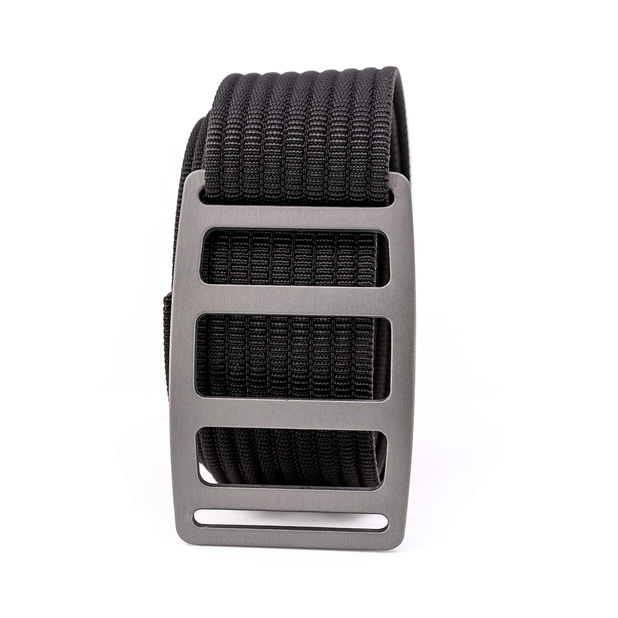 GRIP6 Ultralight Vert Belt: Durable No-Hole Nylon Tactical Belt with T6061 Aluminum Buckle for Men & Women – Perfect for Work, Golf, Casual, Outdoor, Hiking & Travel