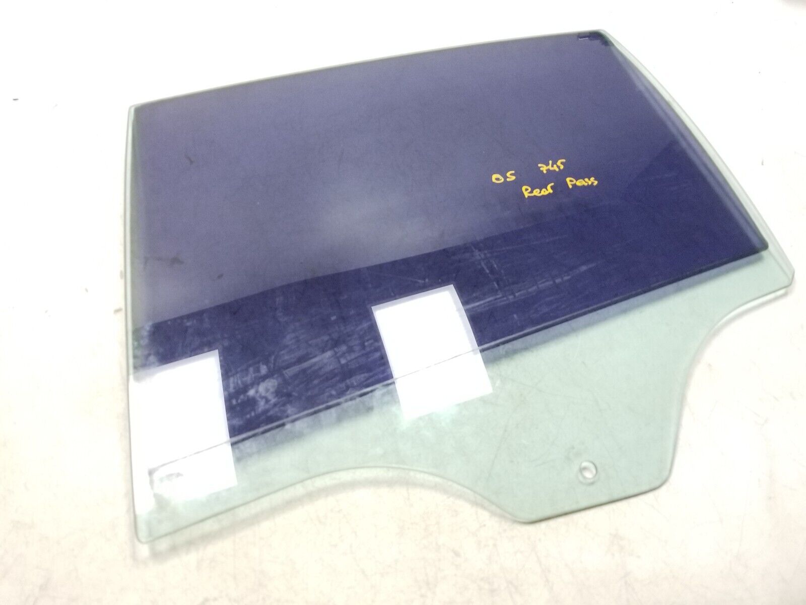 2002-2005 BMW E65 Right Rear Passenger Door Window Glass - OEM Replacement Part - Perfect for Car Repair & Window Replacement