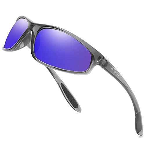 Grey Transparent Frame/Mazarine Lens（non-mirrored）
