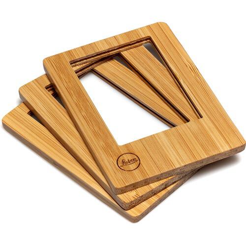 Leica SOFORT Magnet Frame - Natural Bamboo (3 Pack) | Instant Photo Display for Fridge, Office & Home Decor | Polaroid Picture Holder for Memories & Gifts