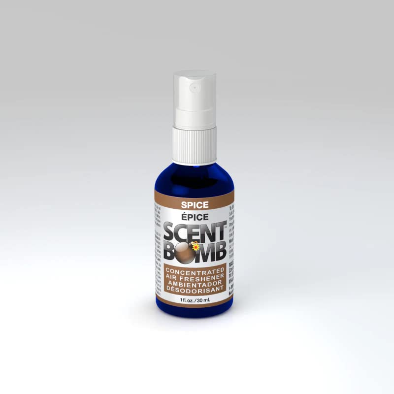 Premium Scent Bomb Air Freshener Spray - 100% Oil Based Concentrated Odor Eliminator for Car, Home, Office & Bathroom | Long-Lasting Fragrance for Fresh Spaces | Spice Scent for Aromatherapy & Relaxation