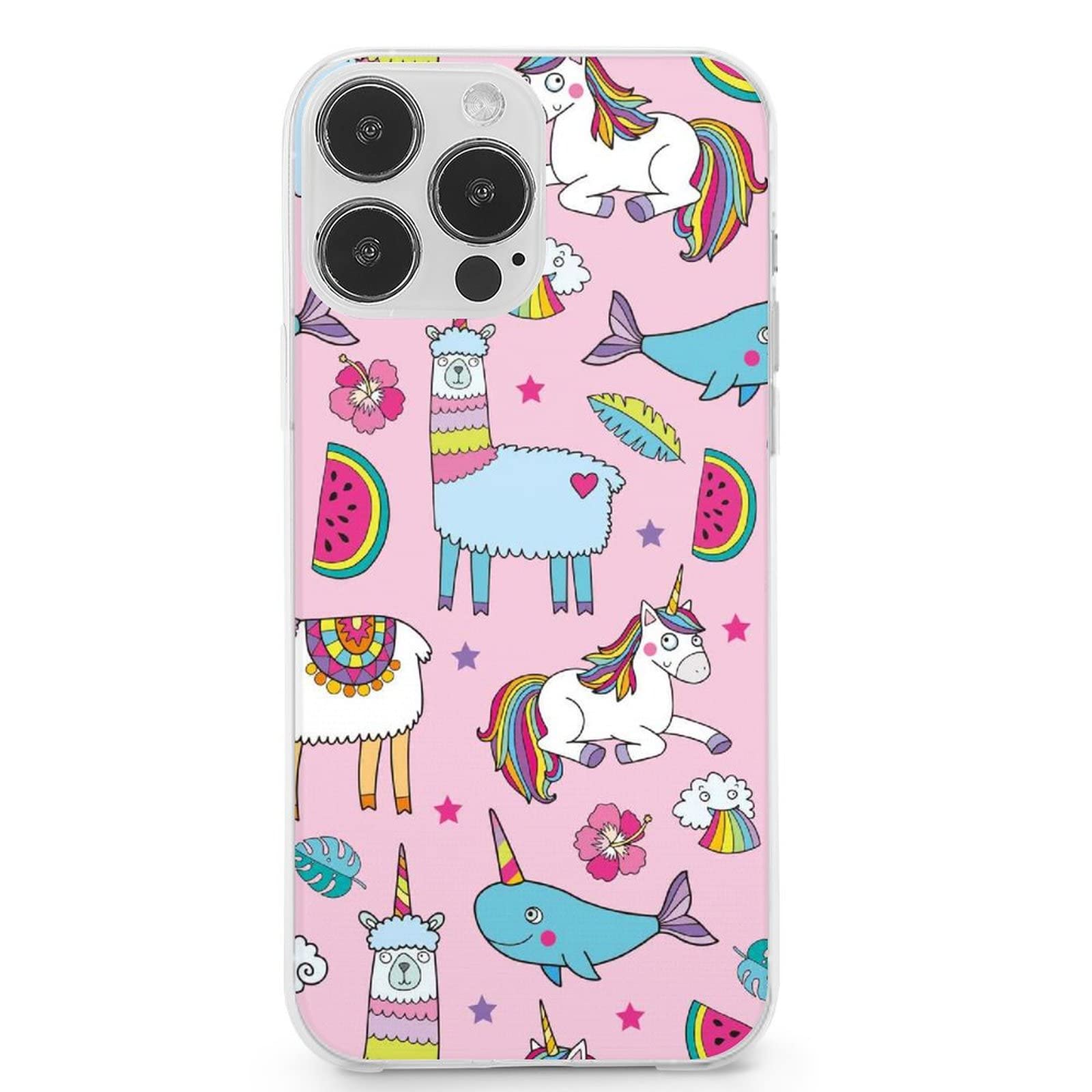 Cute Unicorn Slim TPU Phone Case for iPhone 13 - Durable Protective Cover for Everyday Use & Stylish Protection