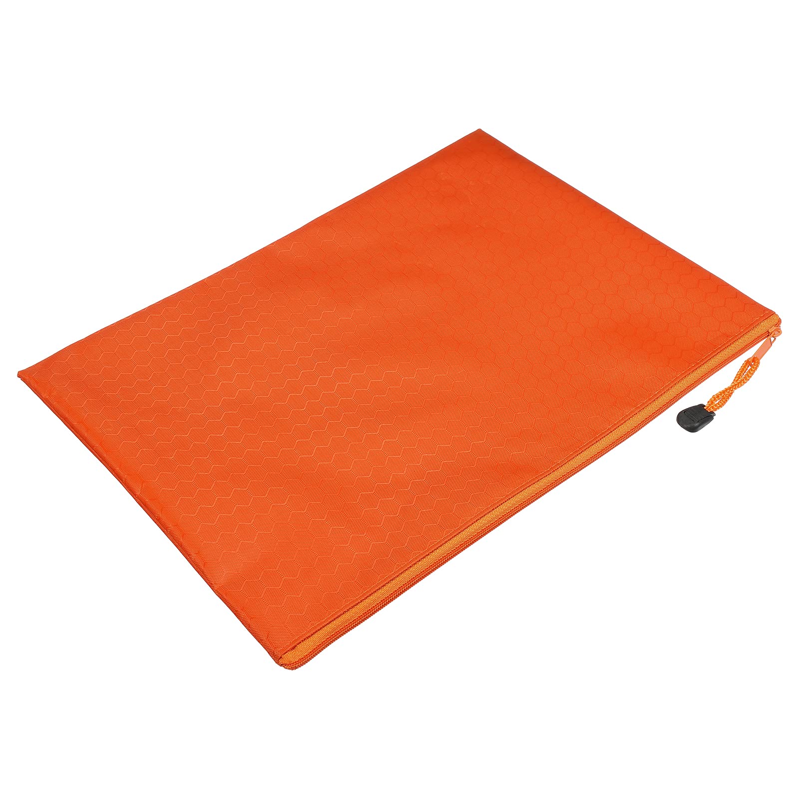 Waterproof A4 Zipper File Bags 10 Pack - Document Organizer Pouch for Office, School & Travel - Orange Storage Solution for Papers, Passports & Important Documents